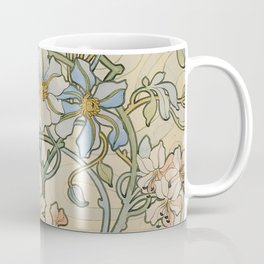 Clematis (1897–98) - Alphonse Mucha Coffee Mug
