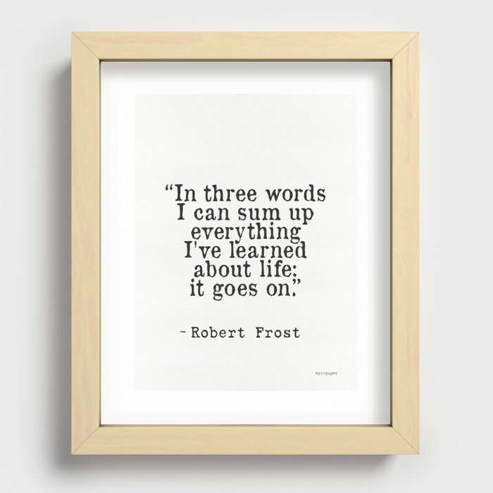 Recessed Framed Print