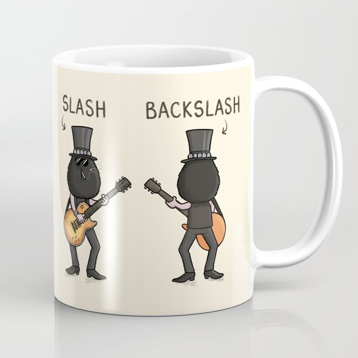 Slash / Back Slash Coffee Mug