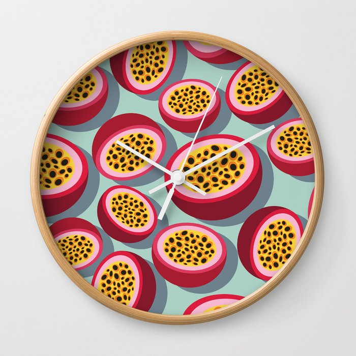 Passion Fruit Wall Clock