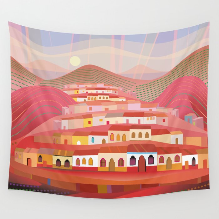 Afternoon in Guatemala Wall Tapestry