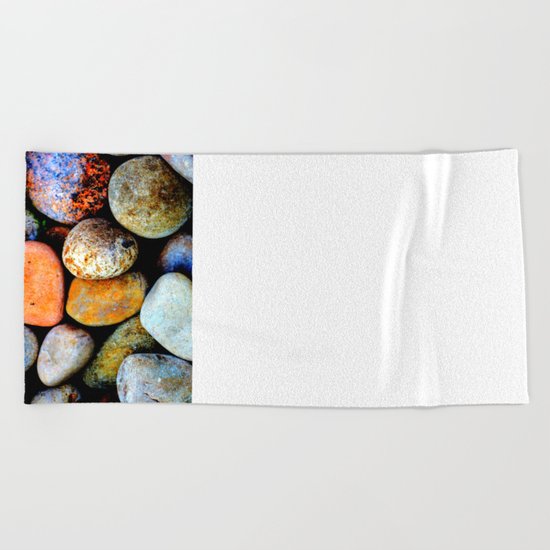 Like Pebbles on the Beach Beach Towel