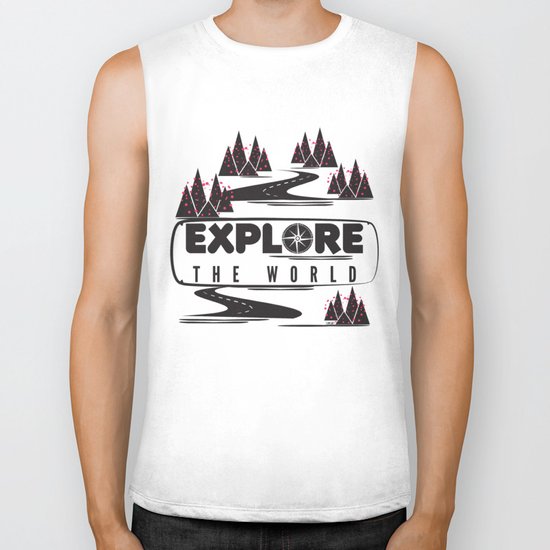 Explore the world Biker Tank