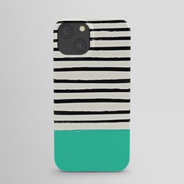 Mint x Stripes iPhone Case