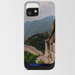 China Photography - Great Wall Of China Seen From The Side iPhone Card Case
