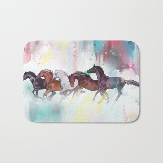 wild horse Bath Mat