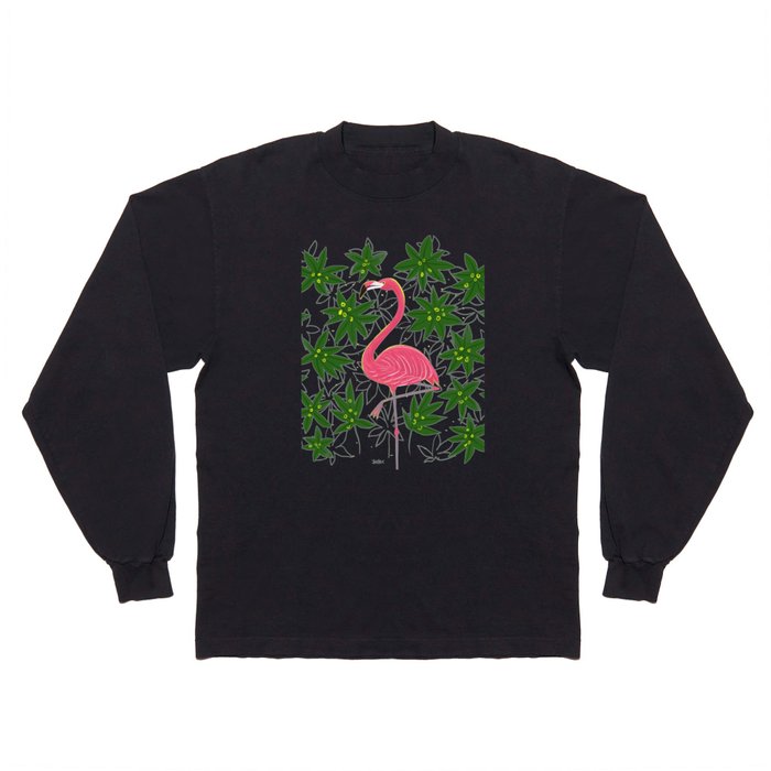 Flamingo Long Sleeve T Shirt