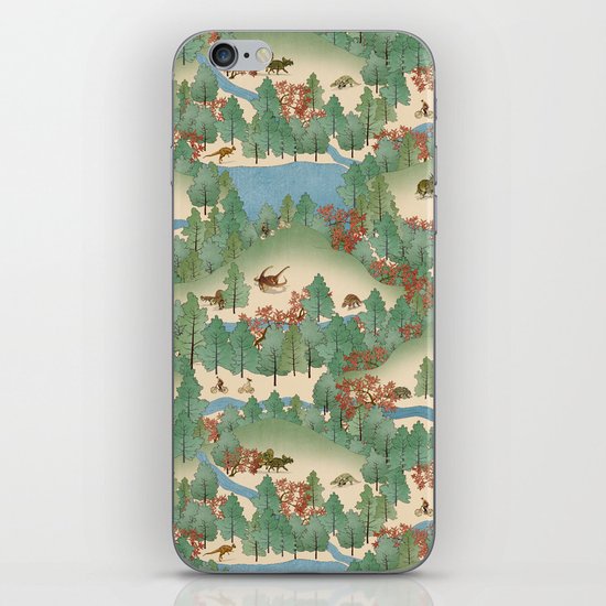 Travelling Through Jurassic iPhone & iPod Skin