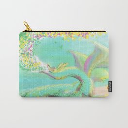 Flower Dragon Carry-All Pouch
