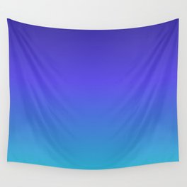 Hipster deep sea gradient Wall Tapestry