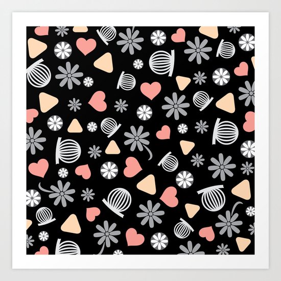 Lovely Pattern VII Art Print
