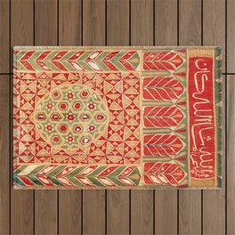 Egyptian Khedival Tent Hanging Print Outdoor Rug