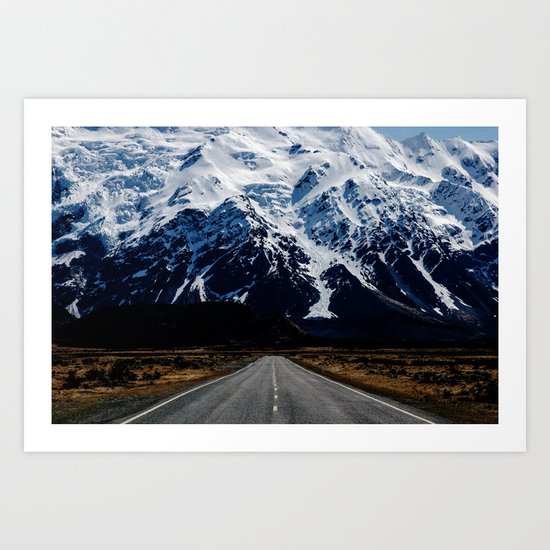 Mountain road Art Print