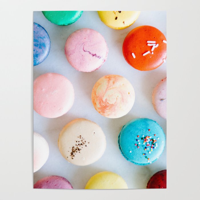 Delicious Macaroons Poster