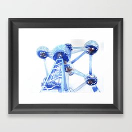 Atomium II Framed Art Print