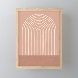 Arch Terra Pink Framed Mini Art Print