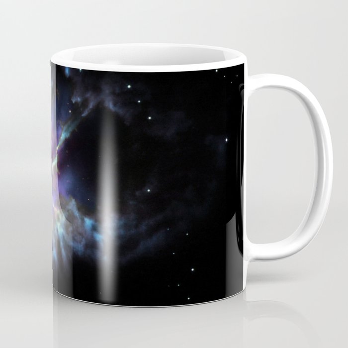 Periwinkle Purple Blue Planetary Nebula Coffee Mug