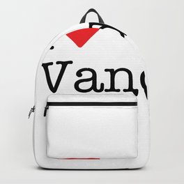 I Heart Vandalia, IL Backpack | White, Illinois, Vandalia, Ilovevandalia, Il, Red, Heart, Love, Typewriter, Graphicdesign 