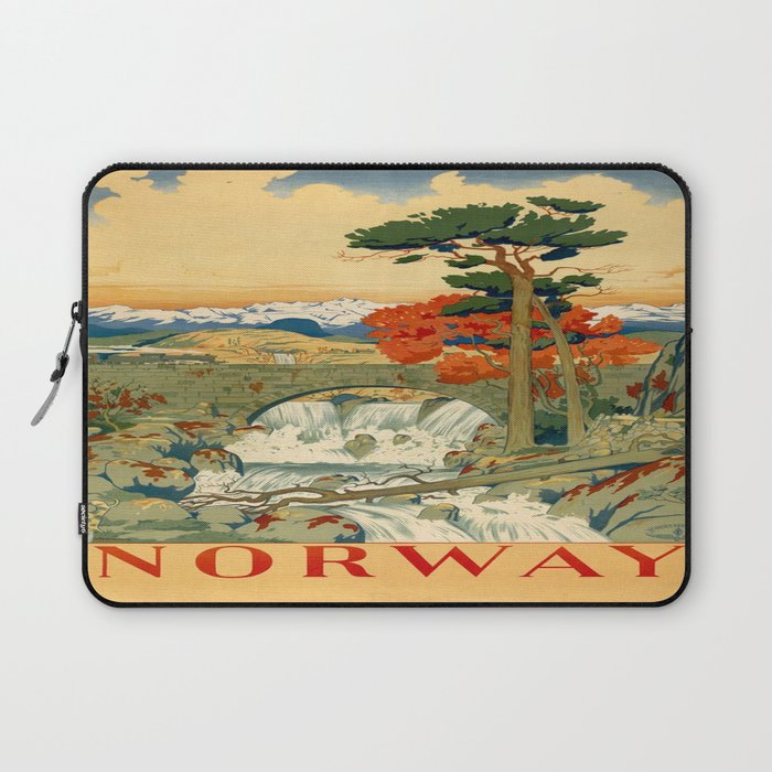 Vintage poster - Norway Laptop Sleeve