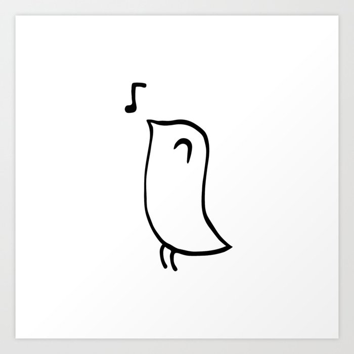 chirping bird art print by christiansolf society6