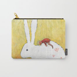 A Soft Friend Bunnies Easter Day Carry-All Pouch