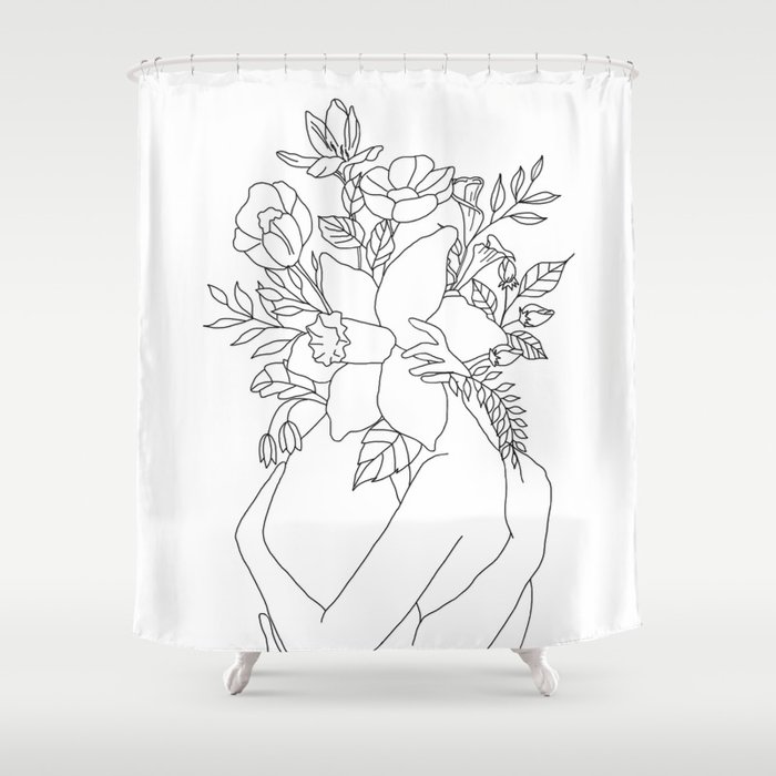 Blossom Hug Shower Curtain