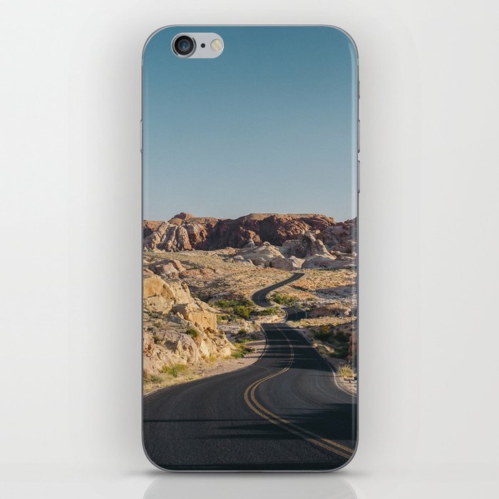 Windy Desert Road iPhone Skin