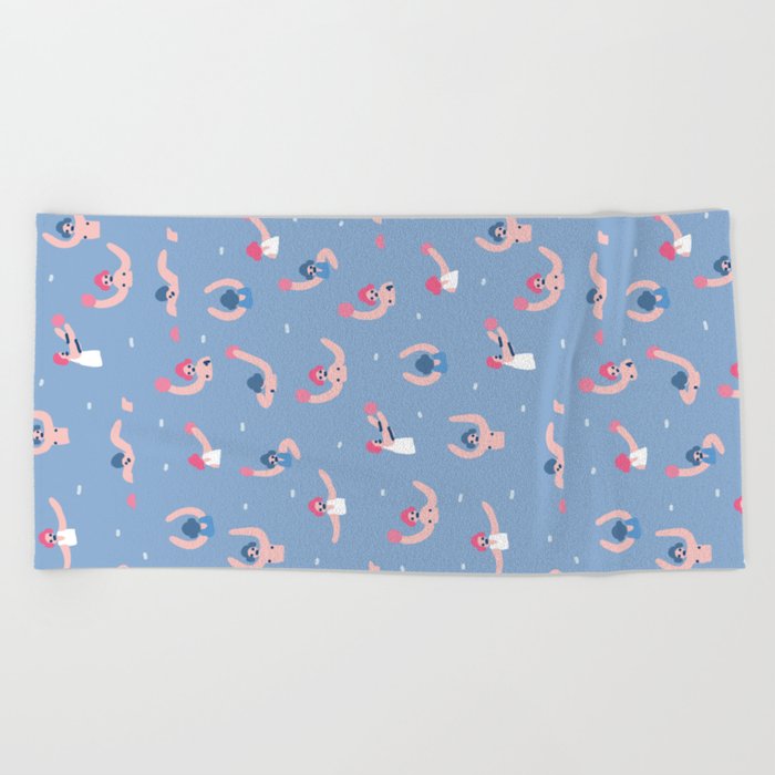 Water Polo Beach Towel By Saramaese Society6 Water Polo Beach Towel
