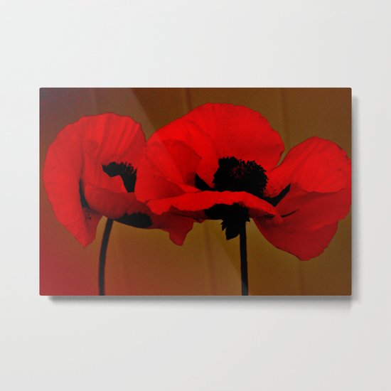 POPPIES Metal Print