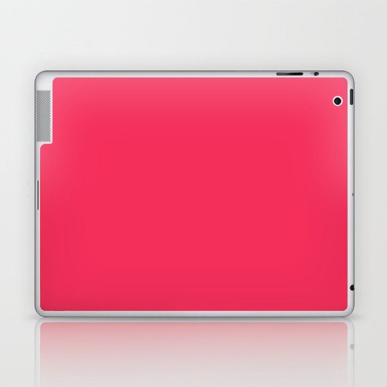 Color 036 - Hot Pink, Coral, Vibrant, Love, Passion, Wine Laptop & iPad Skin