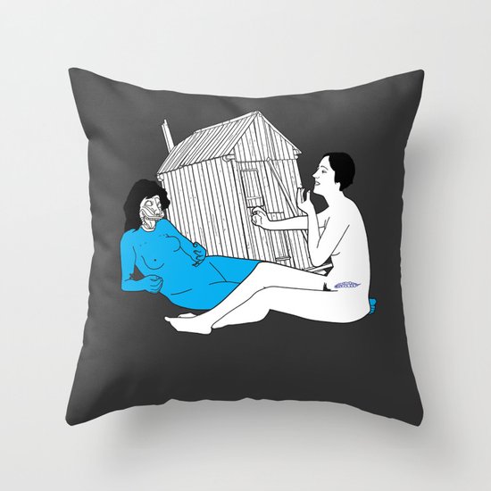 HALLUCIN OASIS Throw Pillow