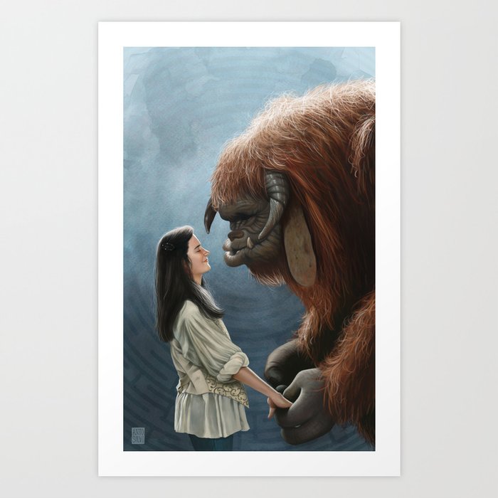 Ludo, friend Art Print