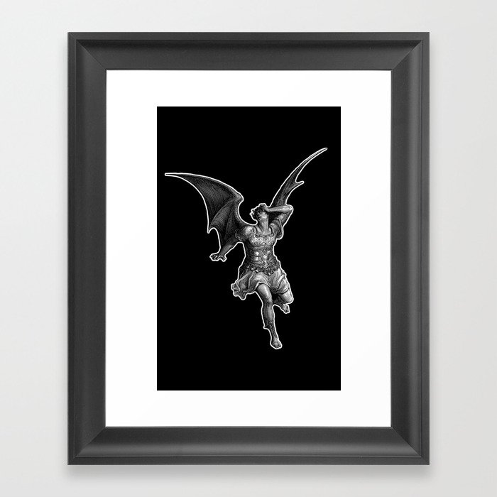 Satan Framed Art Print