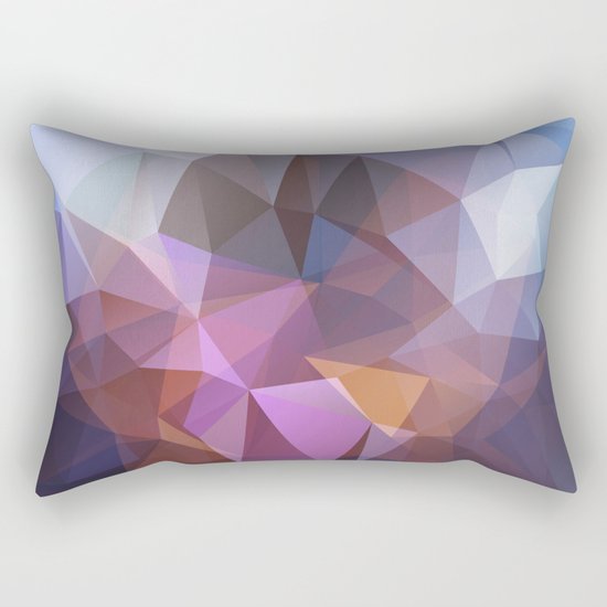Abstract illustration of triangles polygon Rectangular Pillow