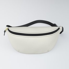Off-White - Linen - Ivory Solid Color Parable to Pantone Cannoli Cream 11-4302 Fanny Pack
