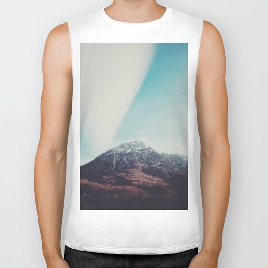 Mountains in the background XIII Biker Tank