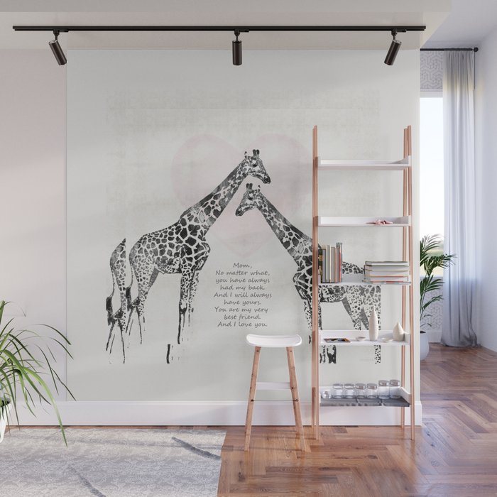 Mom Has Your Back - Mother Love Art Wall Mural