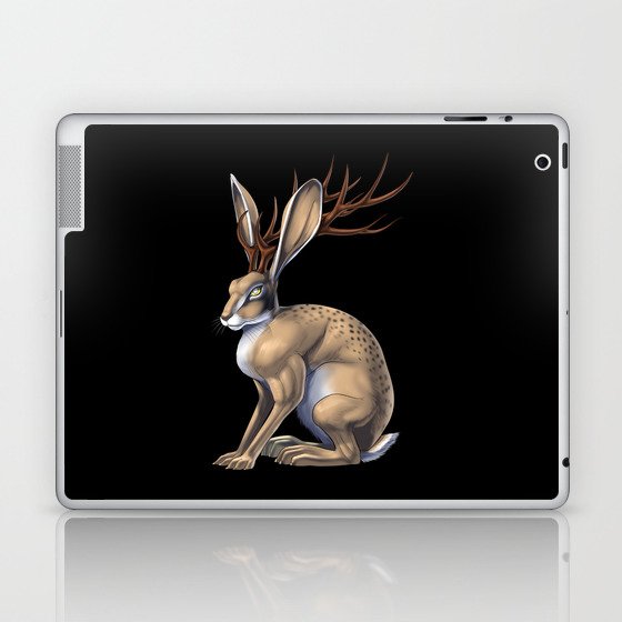 Jackalope Cryptid Animal Laptop & iPad Skin