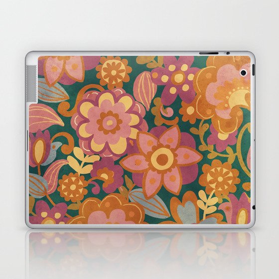 70s pattern Laptop & iPad Skin