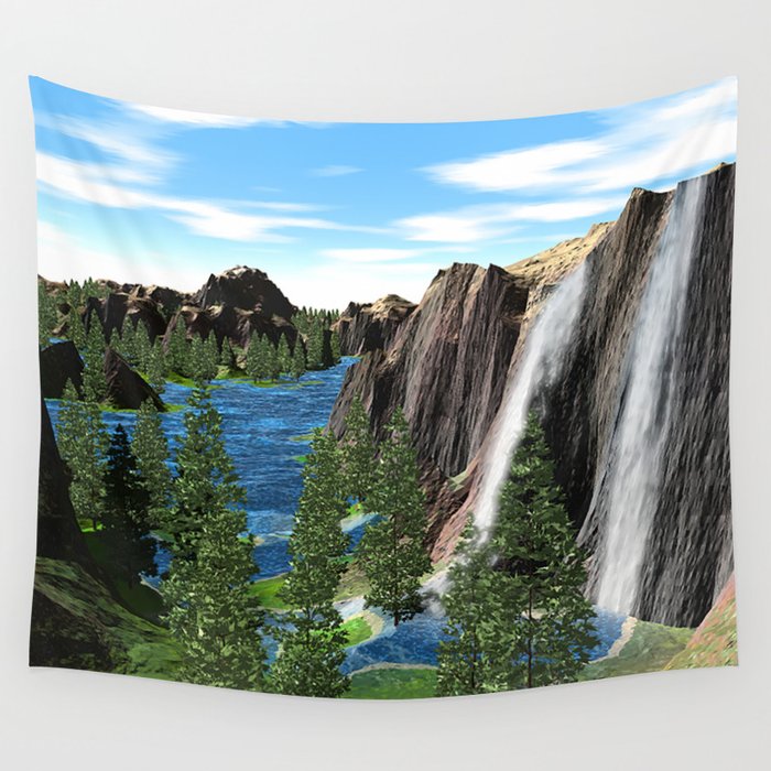 The Lake  Wall Tapestry