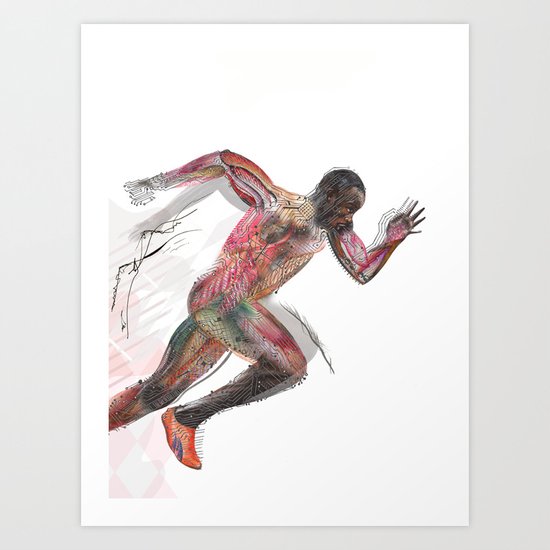 The Olympic Games, London 2012 Art Print