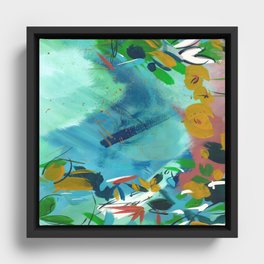 Wild Thoughts Framed Canvas