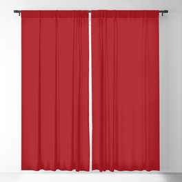ADRENALINE RUSH Dark Red solid color Blackout Curtain