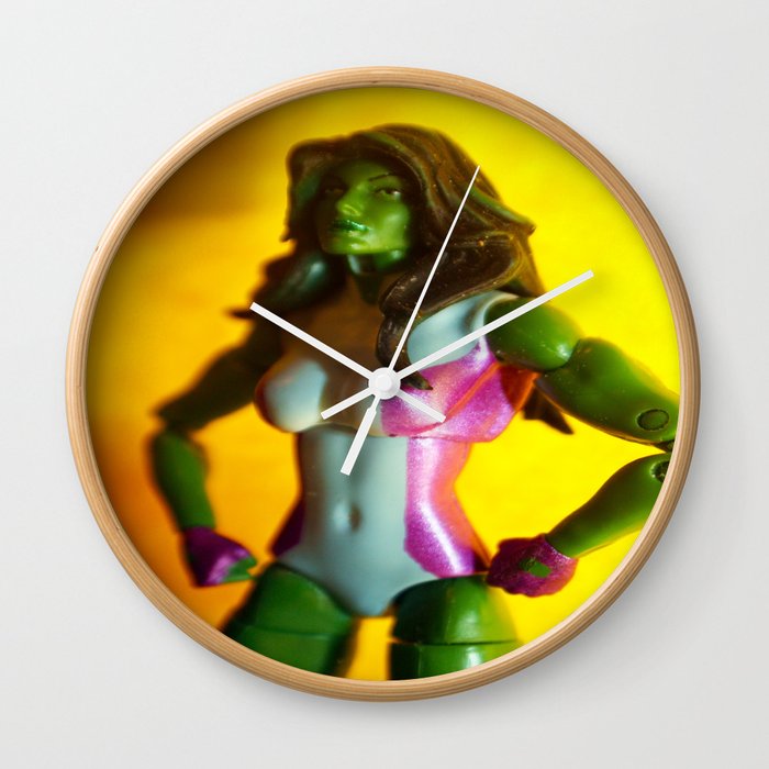 The Sensational She-Hulk Action Figure Wall Clock