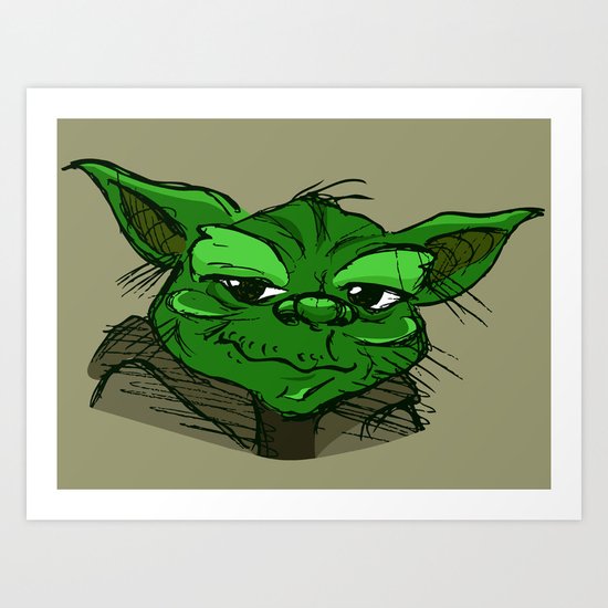 Yoda Art Print