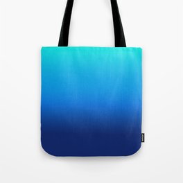 Turquoise to Midnight  Tote Bag