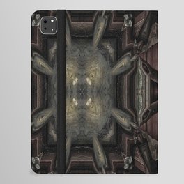 dark fantasy pattern, horror dark pattern, old pattern iPad Folio Case