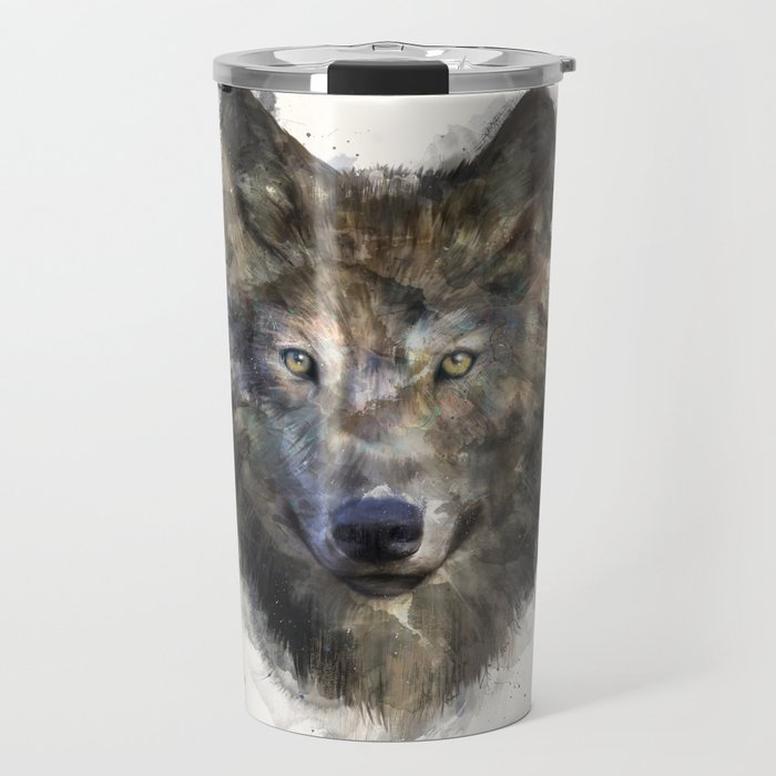 Wolf // Secure Travel Mug