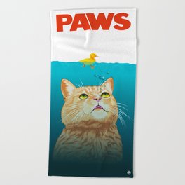 Paws! Beach Towel