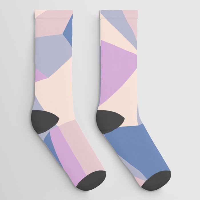crystalized_dreamy pastels Socks